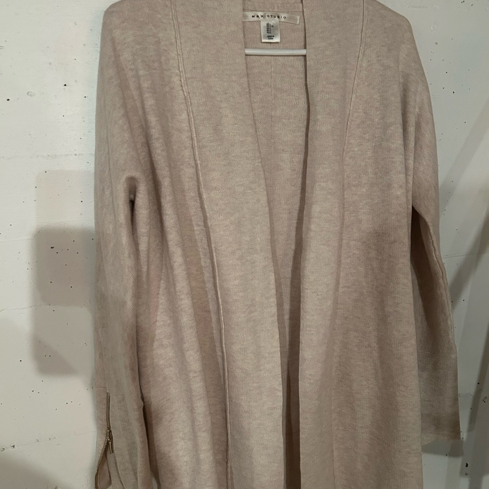 Women's Cream Cardigan Sweater